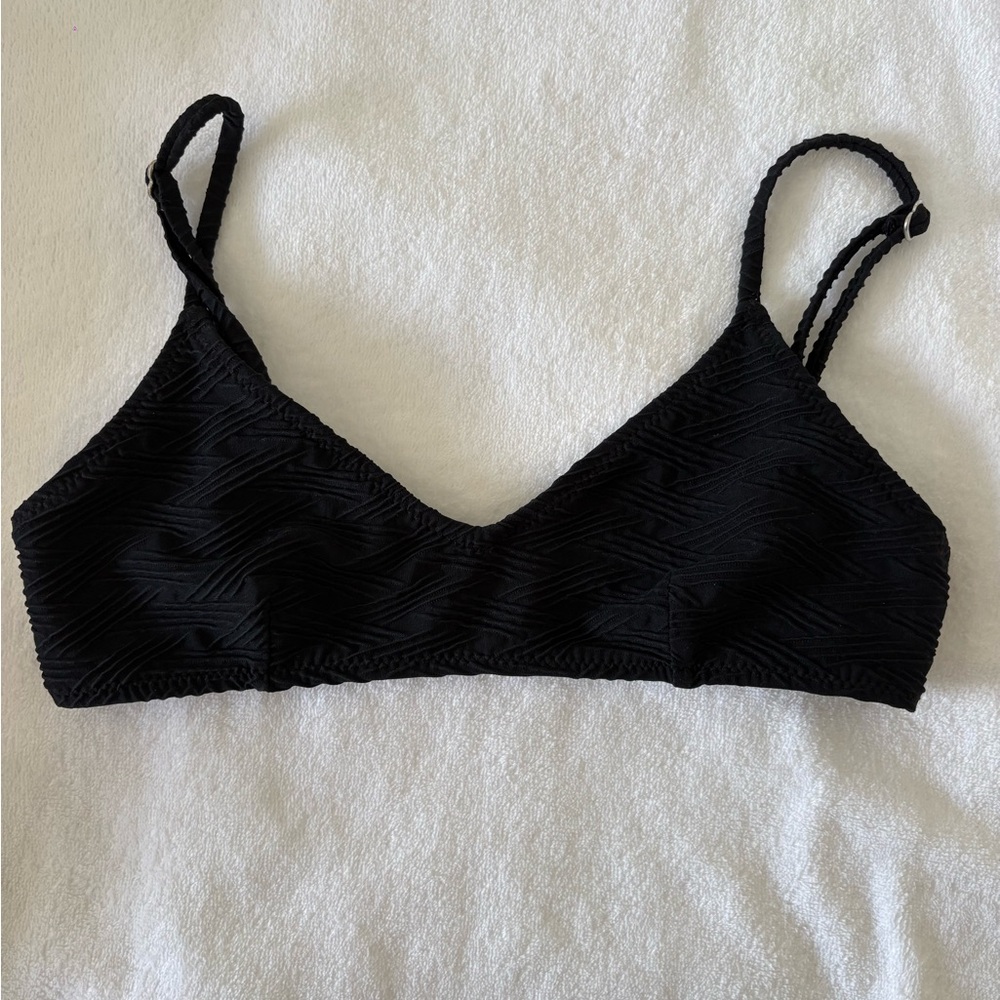 Rhythm Swimwear Textured Bralette Bikini Top